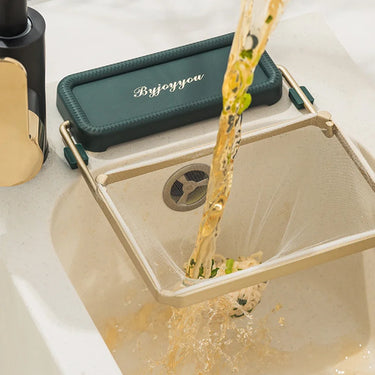 Mounted Kitchen Drain Filter With Collapsible Basket